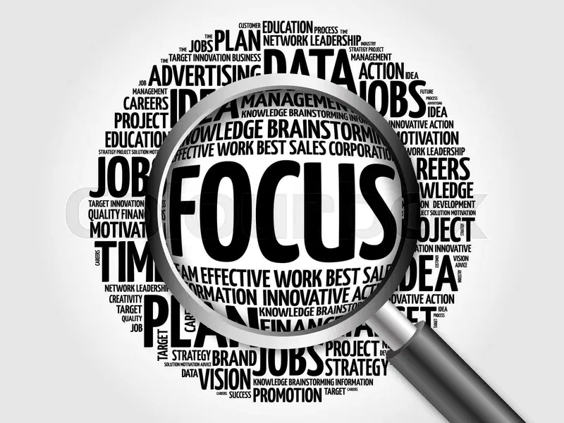 Focus. The Secret to Extraordinary Results!